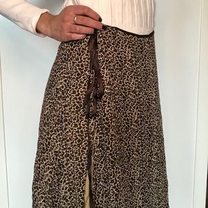 Silk Wrap Skirt
